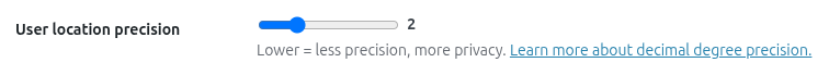 Stories Near You settings