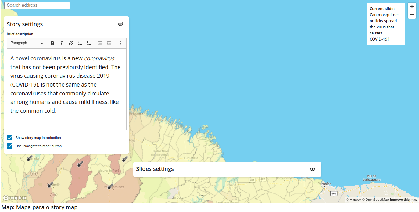 Story Map edit