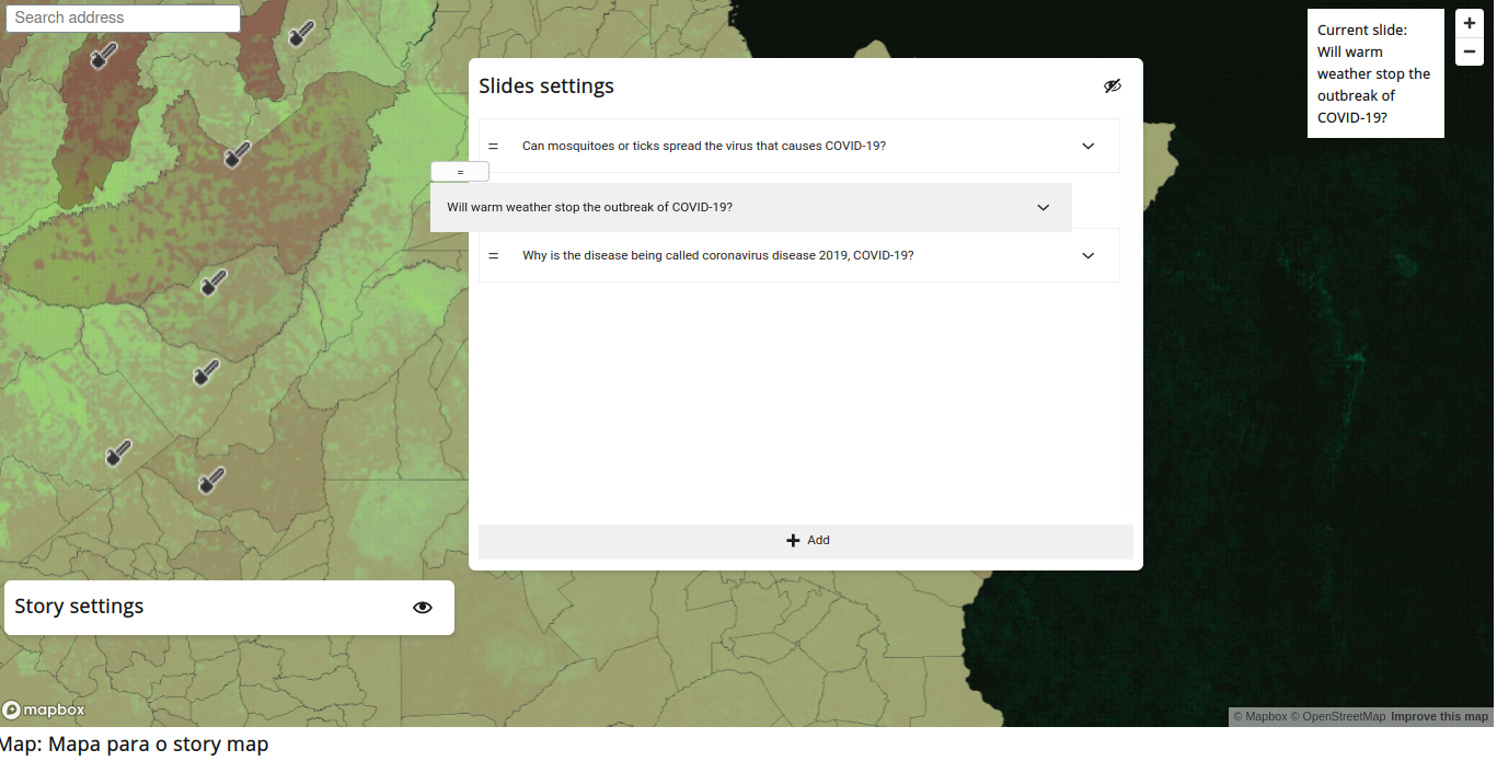 Story Map edit